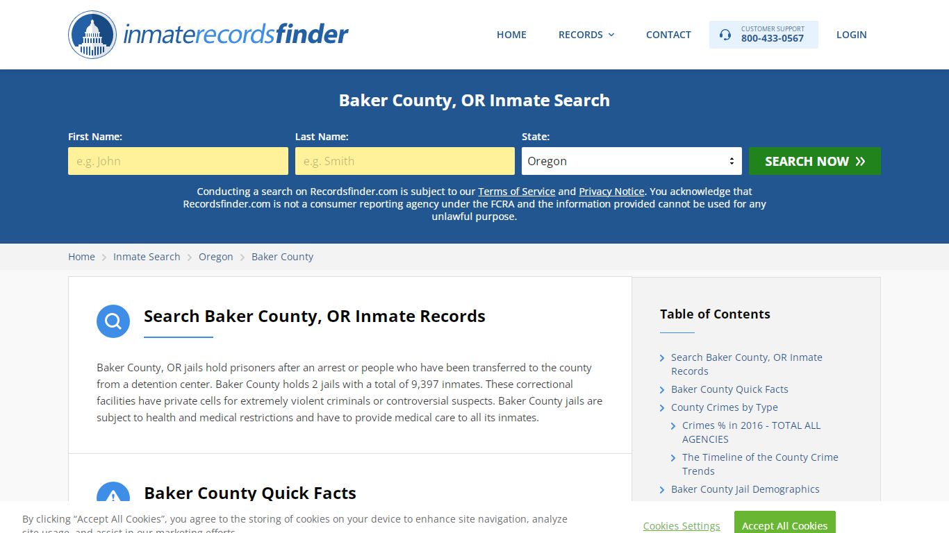 Baker County, OR Inmate Lookup & Jail Records Online